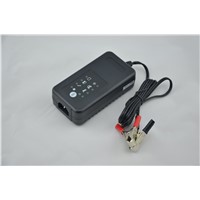 12V motorcycle car battery charger with defulfating function