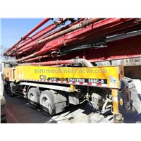 used Sany year 2012 56m C8 newest model concrete pump truck second hand sany 56m concrete pump truck