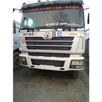 Shanqi Delong FD3000 used condition year 2010 mixer truck second hand Delong 12m3 mixer truck