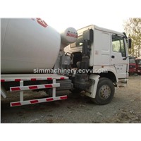 Second hand Howo 25000kg 10m3 mixer truck used condition Howo 25t 10m3 mixer truck sale