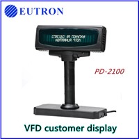 programmable electronic mini vfd customer display for pos
