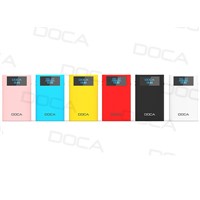 DOCA D563 Power Bank with Alarm and clock 10000mAh for Mobile phone