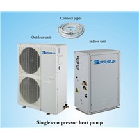 Split EVI heat pump