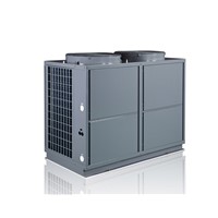 air source heat pump with heating and cooling