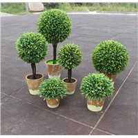 Artificial Topiary Potted Grass Ball