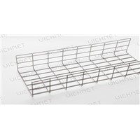 Food industry 300mm stainless steel wire mesh cable tray