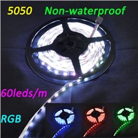 SMD5050 60LEDs/M 14.4W DC12V Non-Waterproof RGB Flexible LED Strip