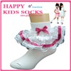 Custom children socks,knitting kids socks, lace cotton girl socks