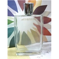 100ml Polish Glass Perfume Bottle, Square Shape