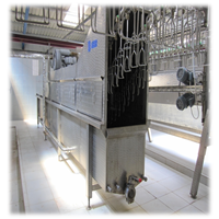 Poultry slaughterhouse equipment for 1000bph chicken slaughtering