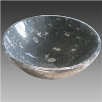 Fossil Marble Round Sink