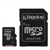 Kingston MicroSDHC SDXC-Class 10 UHS-I SDCX10 64GB 128GB SD Card