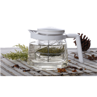 Tea set;Glass tea pot:Complacent pot