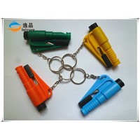 Hot new product for 2015 Lifeguard Auto Rescue Tool Keychain Safety Belt Cutter Emergency Hammer