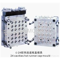 24Cavity Hot Runner Pet Plastic  Injection Bottle Cap Mold