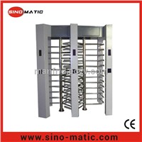 304 Stainless Steel Crowd Control Access Control Full Height Turnstile