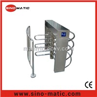 316 Stainless Steel Security Access Control Half Height Turnstile