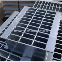 hot dip galvanized steel grating/steel serrated grating(Factory)