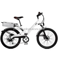 Electric Bicycle with Alloy Folding Frame