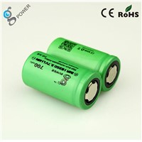 Gpower IMR18350 battery 3.7V 700mah rechargeable battery flat top/button top battery in stock