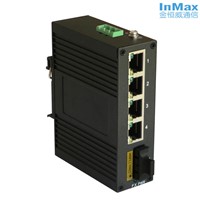 5 Ports Unmanaged Industrial Ethernet Switch with 1 Fiber Port I305A