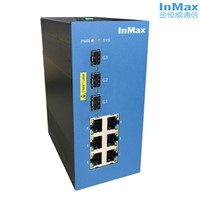 9 Ports 6+3G PoE Managed Industrial Ethernet Switch P609A