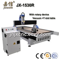 JIAXIN JX-1530R CNC Router with rotary device , 3D Rotary working CNC Router