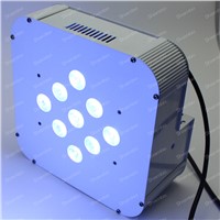 Battery LED PAR Light  9*10W 4N1 RGBW/RGBA Battery Power and Wireless LED Flat Par Can