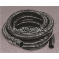 Black flexible water outlet hose for water pump