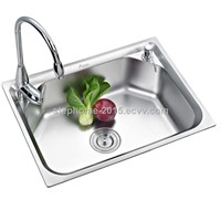 Single Bowl Stainless Steel Sink with Good design(Model no.:6045B)