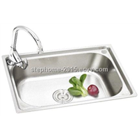 Single Bowl Stainless Steel Sink with Good designd(Model no.:6043)