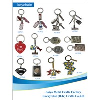 Customized metal souvenir keyring