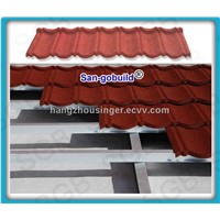 Bent Tiles|Bond|Classic|Shingles Type and Color Steel Plate Stone Coated Metal Roof Tile