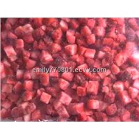 Frozen/IQF Strawberry diced:2015 crop