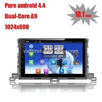 10.1&amp;quot; Android 4.4 car multimedia for highlander 2015 with 1024 * 600 resolution and DVR camera input