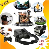 3D Virtual reality glasses for samsung/iphone/sony 3D enjoyment