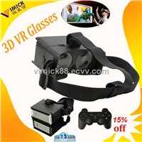 3D headset virtual reality glasses for 3D movies/games