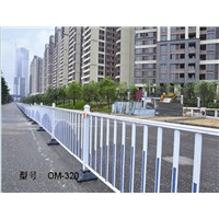 Non-welded Galvanized Zinc Steel Traffic Barrier, municipal road engineering fence, handrail fence