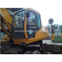 Used Wheel Excavator Hyundai R150W-5/Second Hand Hyundai R150W-5 Hydraulic Excavator
