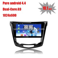 10.1&amp;quot; Android 4.4 China auto dvd for Nissan X-Trail with 1024 * 600 resolution and DVR camera input