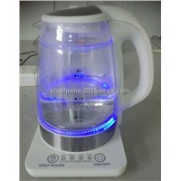 1.7L Electric Glass Water Kettle with Digital can keep warm function(Model No.: M-GK1501T)