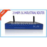 Industrial 21Mbps cellular LTE 3G Wireless Router openwrrt with Sim slot