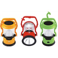 JA-1972C solar led camping lantern with cellphone charger