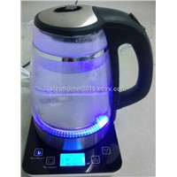 1.7L Glass kettle with LCD displayer