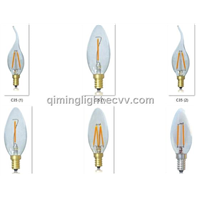 LED Lights Bulb Produce Factory Edison Candle Bulb C35 E27/E14/E12/B22 110V-130V Lamp Light Bulbs