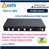 4-port KUMA(keyboard/usb hub/mouse/audio)Switch-MIT