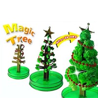 2015 hot sales decorative magic growing Christmas tree