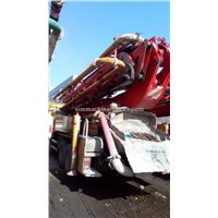 Used condition Daxiang year 2006 44m concrete pump truck used daxiang 44m pump truck volvo headtruck
