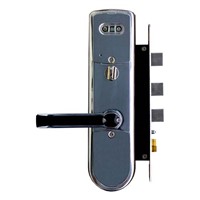 Doubel side fingerprint door lock can be opened by fingerprint, password,remote and others