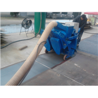 Mobile Steel Plate Surface Cleaning Sand Abrator